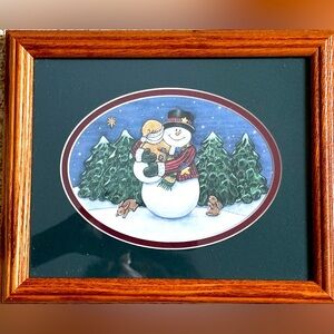 Vintage Snowman Picture
